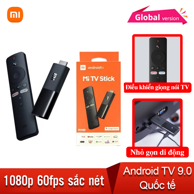 Android TV Xiaomi Mi TV stick MDZ-24-AA FHD 1080p Quốc Tế Tiếng Việt ...