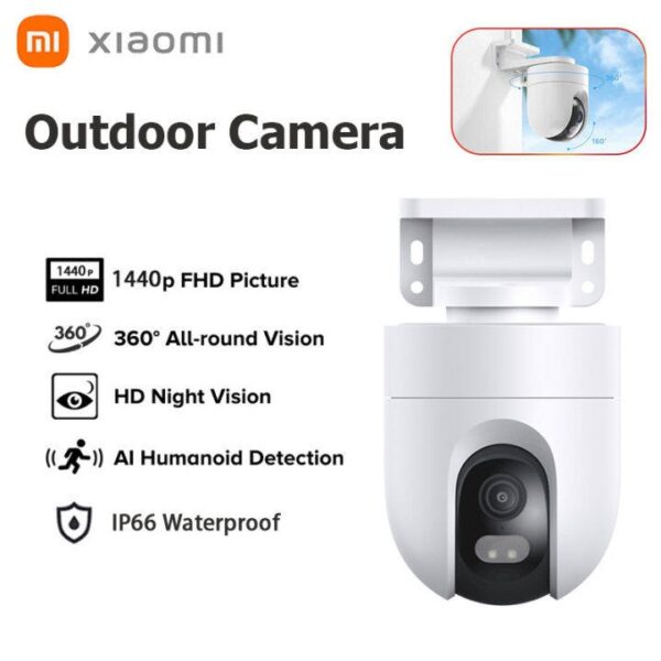 Camera giám sát ip ngoài trời Xiaomi CW400 2.5K 4MP Quốc Tế