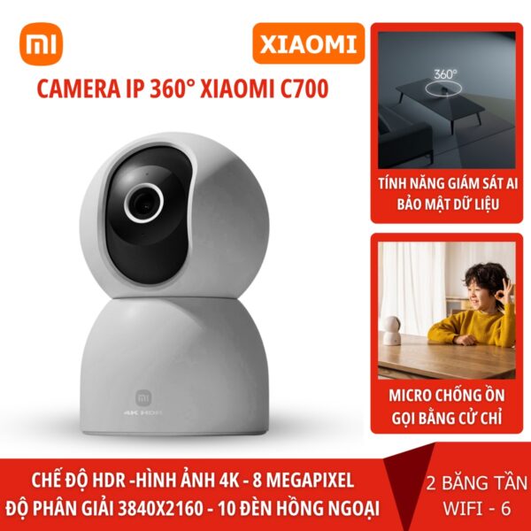 Camera giám sát ip xoay Xiaomi C700 4K 8MP