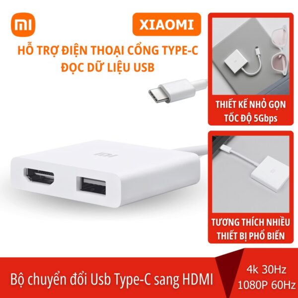 Cáp chuyển USB Type C sang HDMI siêu nét