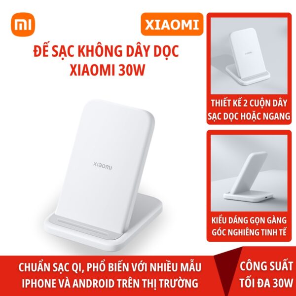 Đế sạc không dây 30W Xiaomi MDY-17-EM chuẩn Qi