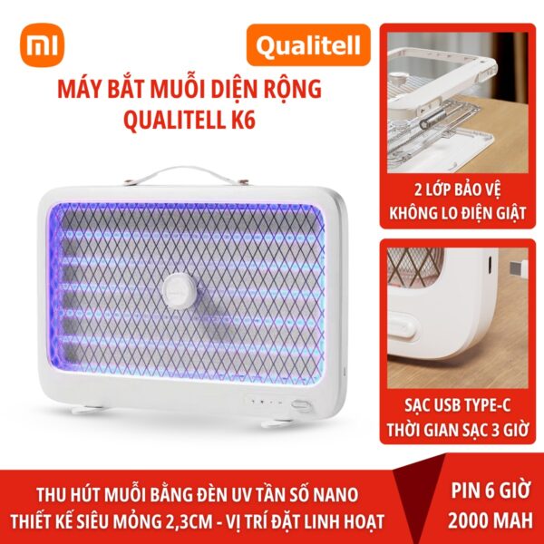 Đèn bắt muỗi Xiaomi Qualitell K6 dụ diệt muỗi