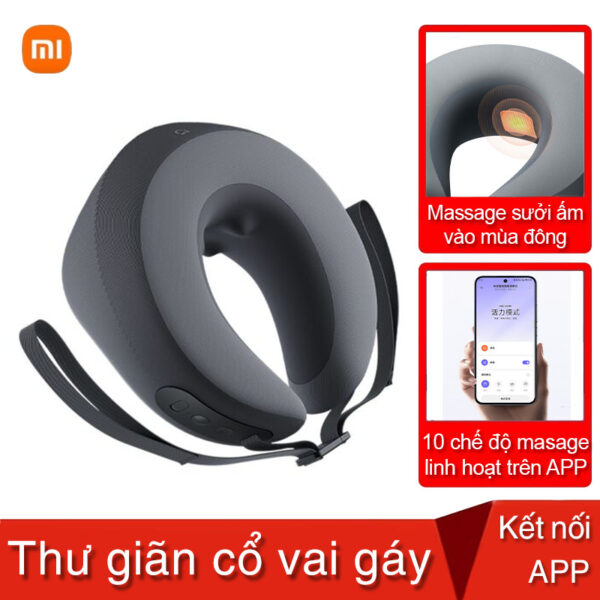 Gối massage cổ thông minh Xiaomi Mijia MJNKAM01SKS chườm ấm