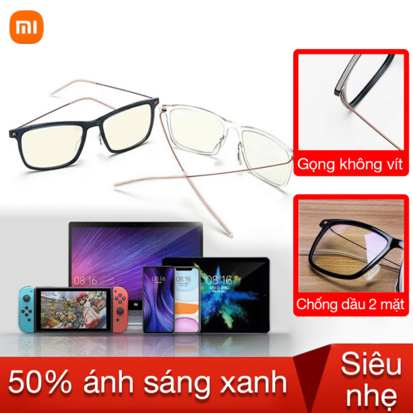 Kính chống UV ánh sáng xanh Xiaomi Pro HMJ02TS
