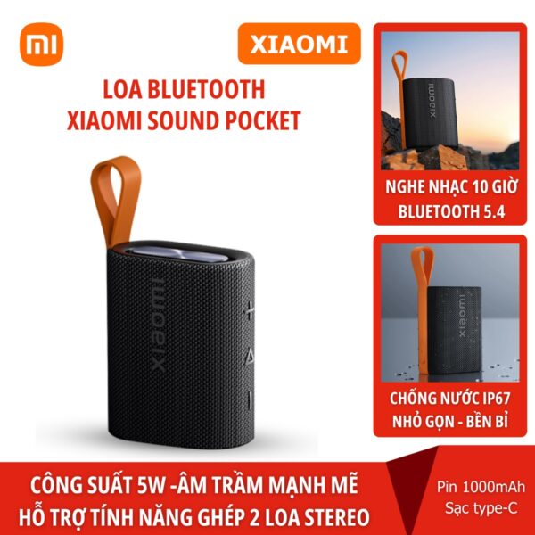 Loa bluetooth TWS Xiaomi Sound Pocket quốc tế