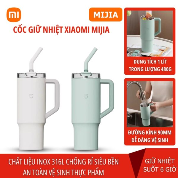 Ly giữ nhiệt Xiaomi Mijia MJXGB01RM thép 316L