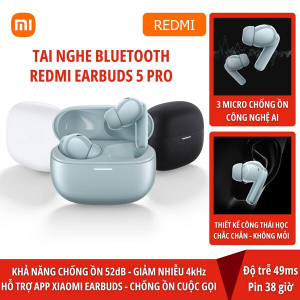 Tai nghe Xiaomi Redmi Buds 5 Pro True Wireless