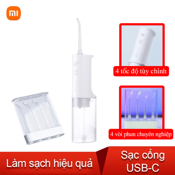 Tăm nước Xiaomi Mijia vệ sinh răng miệng